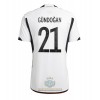 Maglia ufficiale Germania Ilkay Gundogan 21 Casa Mondiali 2022 per Uomo